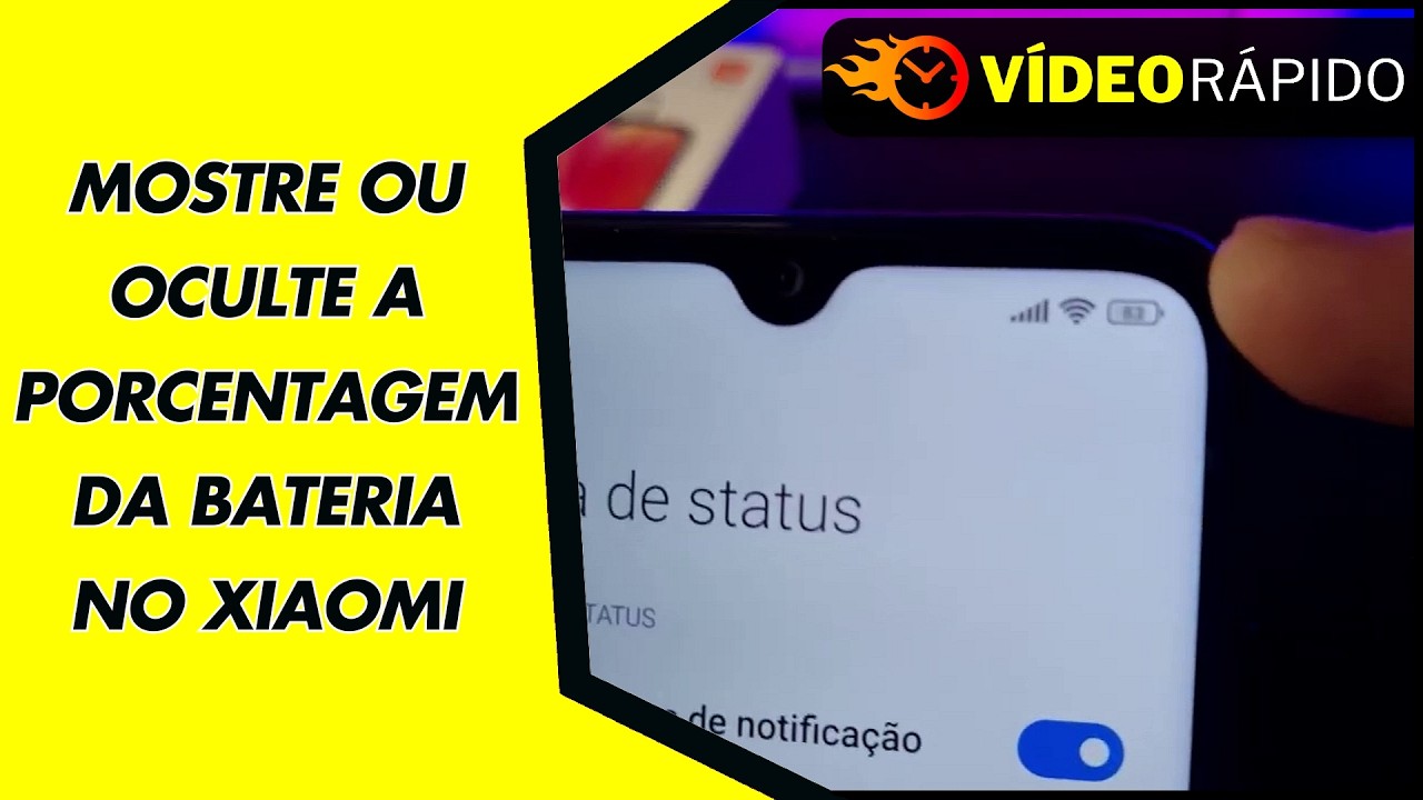 MOSTRE OU OCULTE A PORCENTAGEM DA BATERIA NO XIAOMI MOSTRE OU OCULTE A PORCENTAGEM DA BATERIA NO XIAOMI