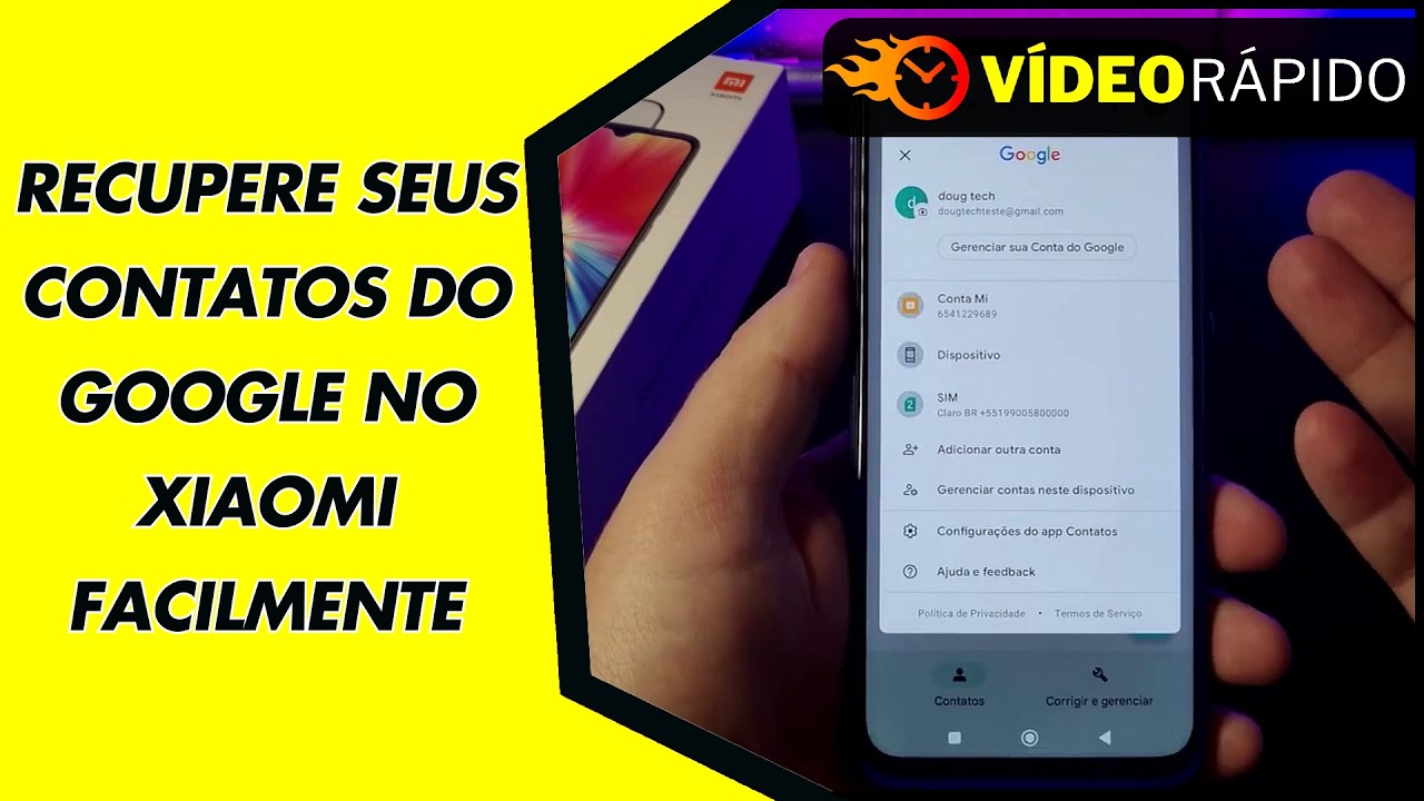 RECUPERE SEUS CONTATOS DO GOOGLE NO XIAOMI FACILMENTE RECUPERE SEUS CONTATOS DO GOOGLE NO XIAOMI FACILMENTE
