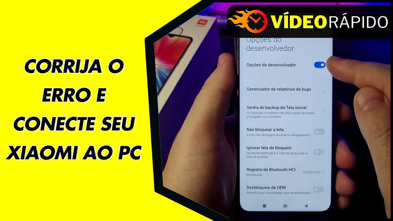 CORRIJA O ERRO E CONECTE SEU XIAOMI AO PC