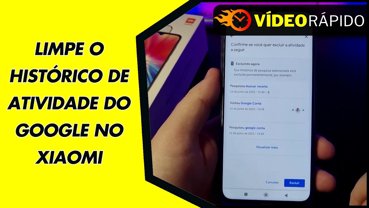 LIMPE O HISTÓRICO DE ATIVIDADE DO GOOGLE NO XIAOMI LIMPE O HISTÓRICO DE ATIVIDADE DO GOOGLE NO XIAOMI