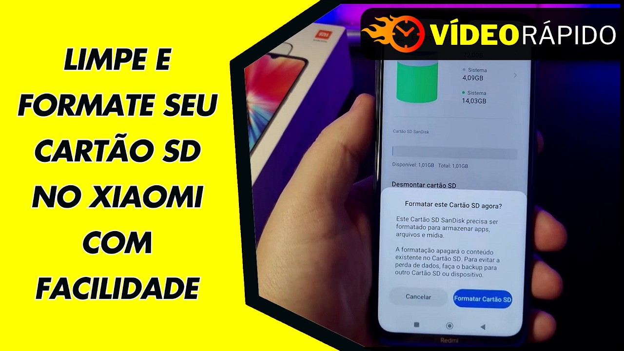 LIMPE E FORMATE SEU CARTÃO SD NO XIAOMI COM FACILIDADE