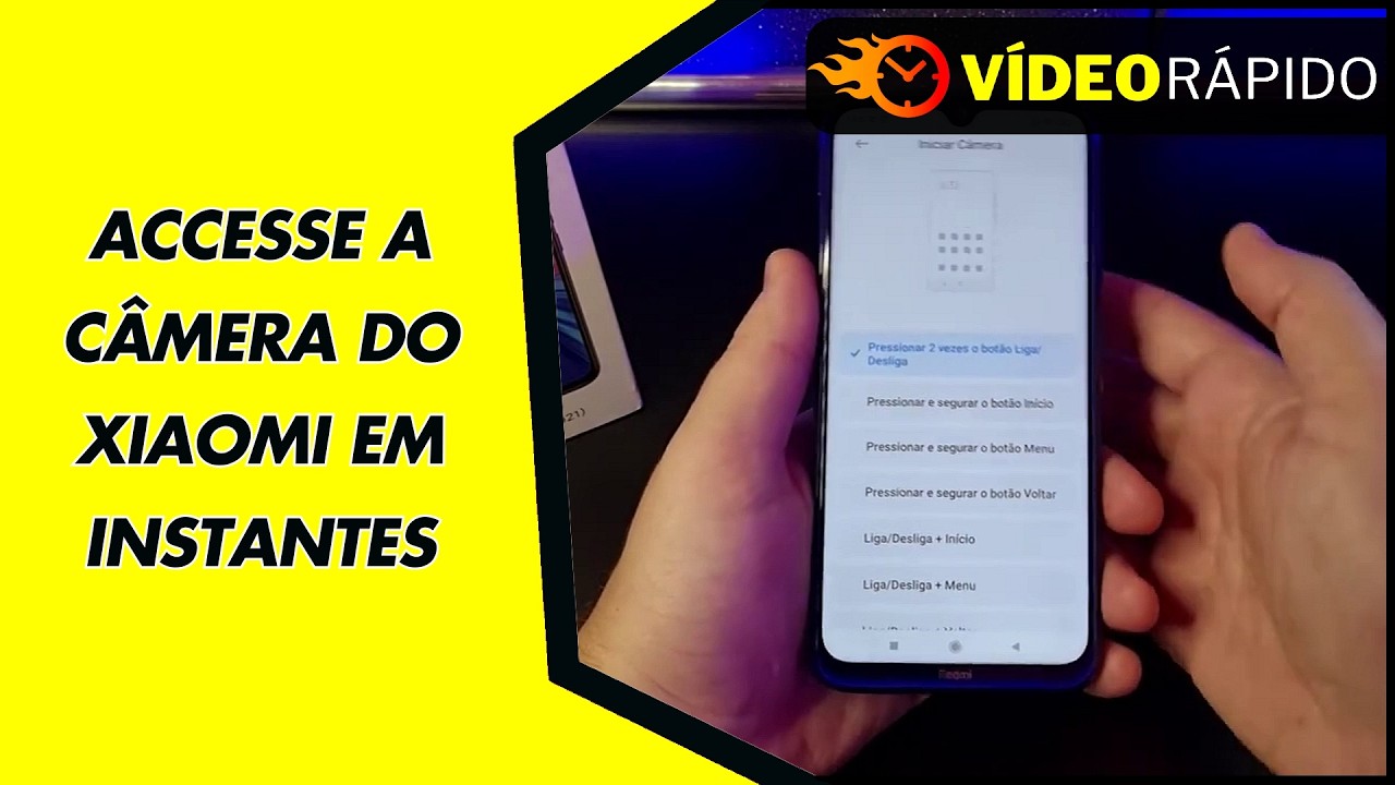 ACCESSE A CÂMERA DO XIAOMI EM INSTANTES