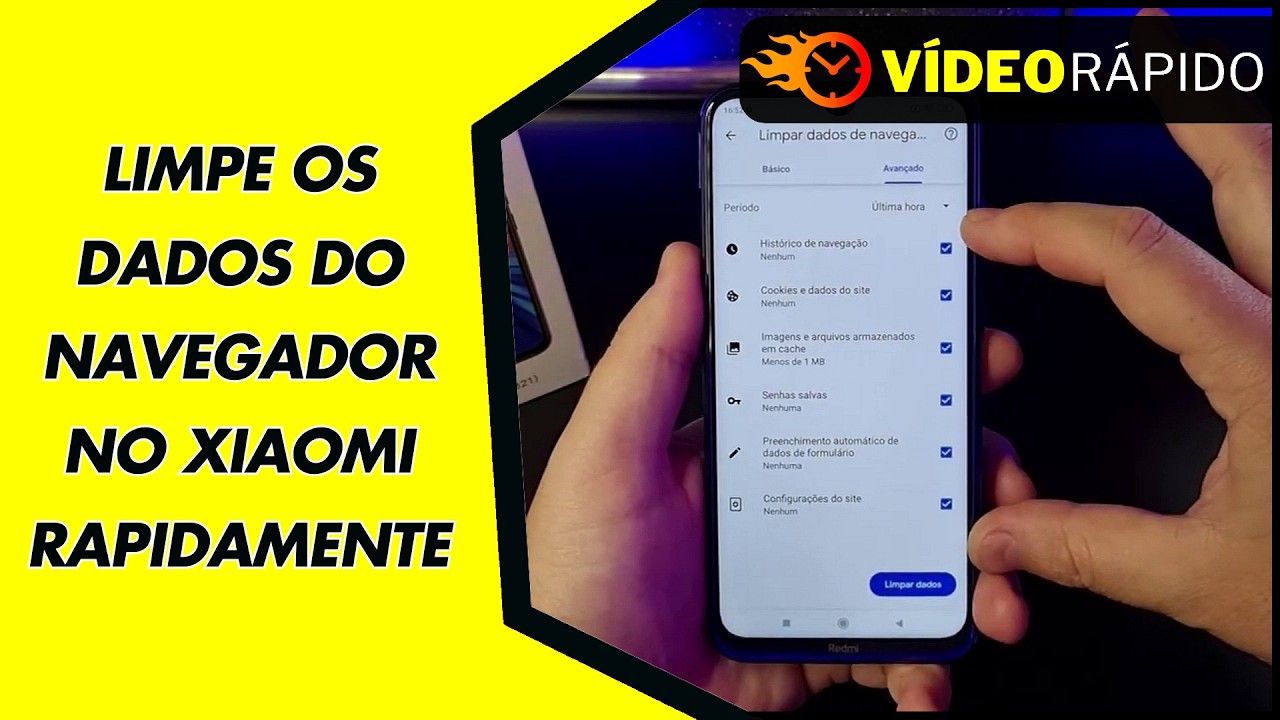 LIMPE OS DADOS DO NAVEGADOR NO XIAOMI RAPIDAMENTE