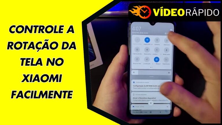 CONTROLE A ROTAÇÃO DA TELA NO XIAOMI FACILMENTE