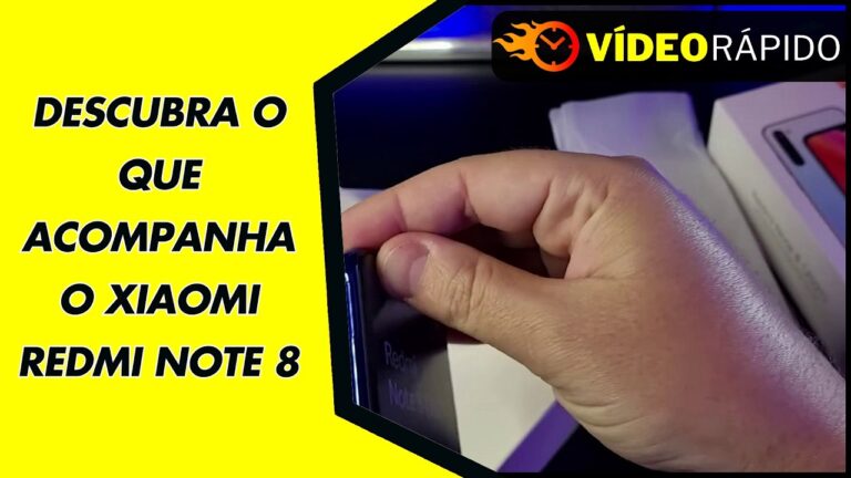 DESCUBRA O QUE ACOMPANHA O XIAOMI REDMI NOTE 8