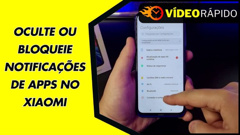 OCULTE OU BLOQUEIE NOTIFICAÇÕES DE APPS NO XIAOMI