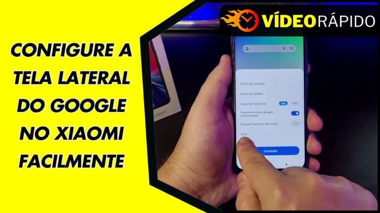 CONFIGURE A TELA LATERAL DO GOOGLE NO XIAOMI FACILMENTE