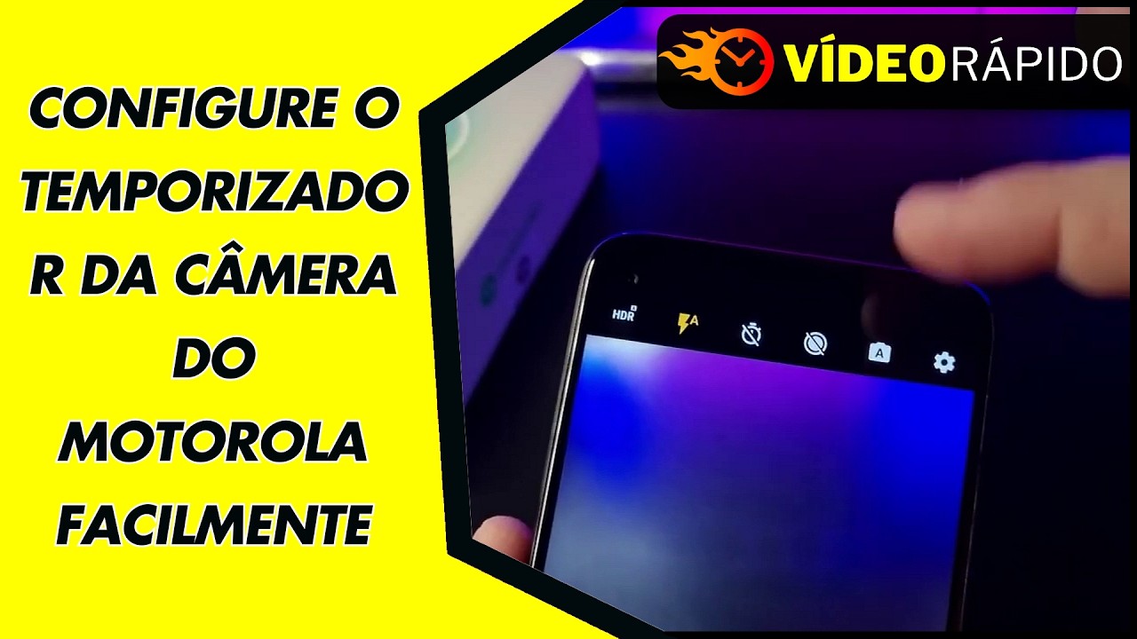 CONFIGURE O TEMPORIZADOR DA CÂMERA DO MOTOROLA FACILMENTE