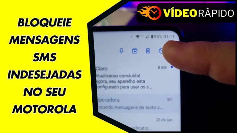 BLOQUEIE MENSAGENS SMS INDESEJADAS NO SEU MOTOROLA