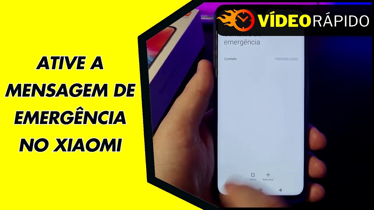 ATIVE A MENSAGEM DE EMERGÊNCIA NO XIAOMI ATIVE A MENSAGEM DE EMERGÊNCIA NO XIAOMI