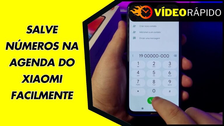 SALVE NÚMEROS NA AGENDA DO XIAOMI FACILMENTE