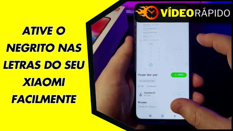 ATIVE O NEGRITO NAS LETRAS DO SEU XIAOMI FACILMENTE