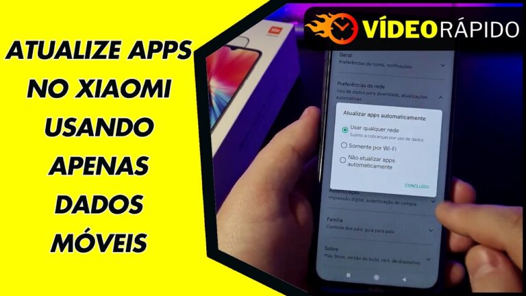 ATUALIZE APPS NO XIAOMI USANDO APENAS DADOS MÓVEIS