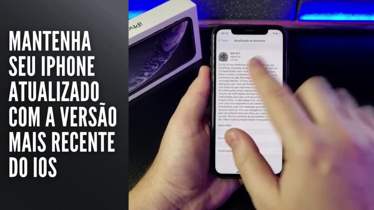 Mantenha seu iPhone atualizado com a versão mais recente do iOS