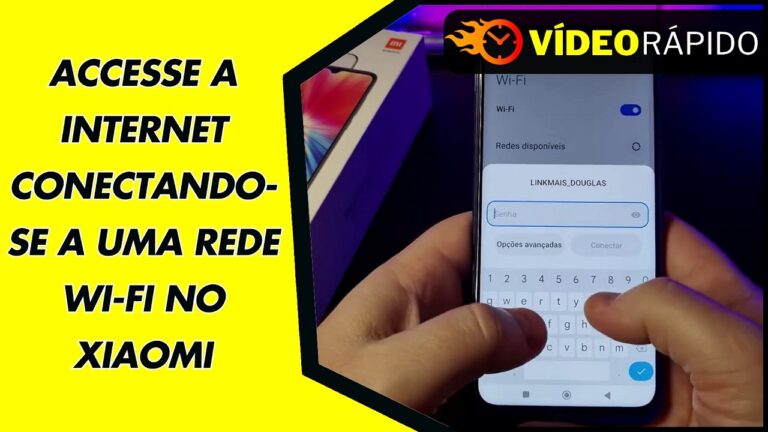 ACCESSE A INTERNET CONECTANDO SE A UMA REDE WI FI NO XIAOMI