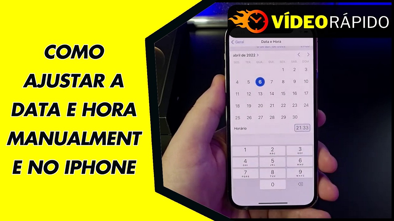 COMO AJUSTAR A DATA E HORA MANUALMENTE NO IPHONE COMO AJUSTAR A DATA E HORA MANUALMENTE NO IPHONE