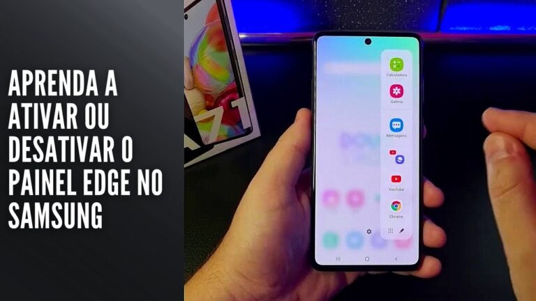 Aprenda a ativar ou desativar o Painel Edge no Samsung