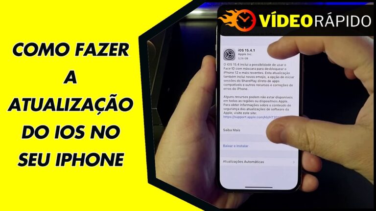 COMO FAZER A ATUALIZAÇÃO DO iOS NO SEU IPHONE