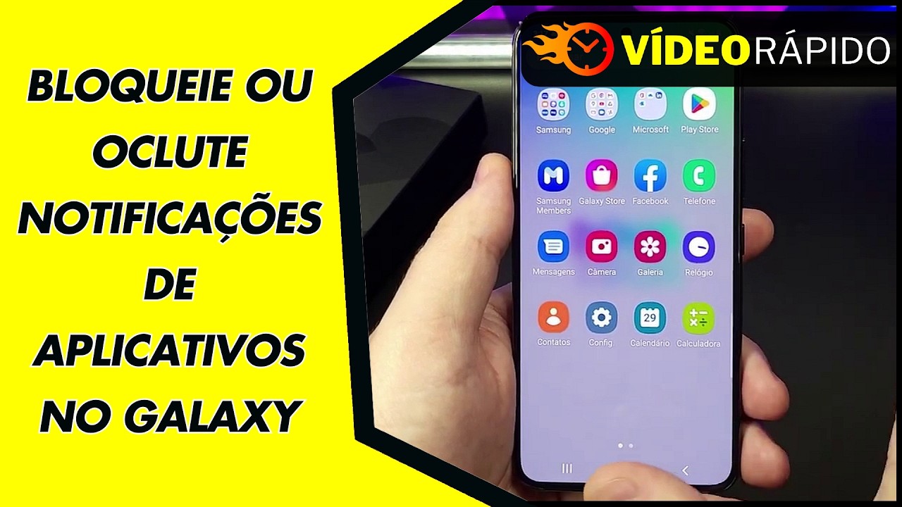 BLOQUEIE OU OCLUTE NOTIFICAÇÕES DE APLICATIVOS NO GALAXY BLOQUEIE OU OCLUTE NOTIFICAÇÕES DE APLICATIVOS NO GALAXY
