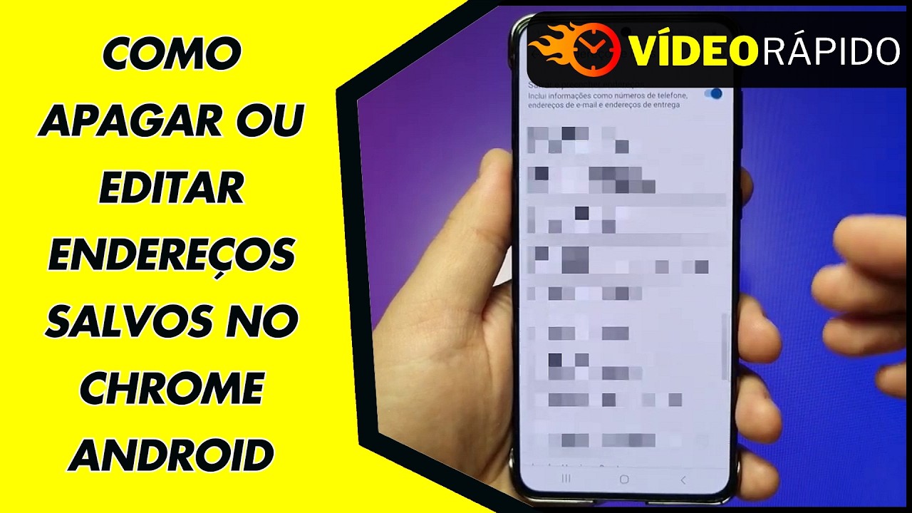 COMO APAGAR OU EDITAR ENDEREÇOS SALVOS NO CHROME ANDROID