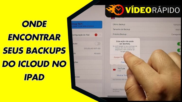 ONDE ENCONTRAR SEUS BACKUPS DO ICLOUD NO IPAD