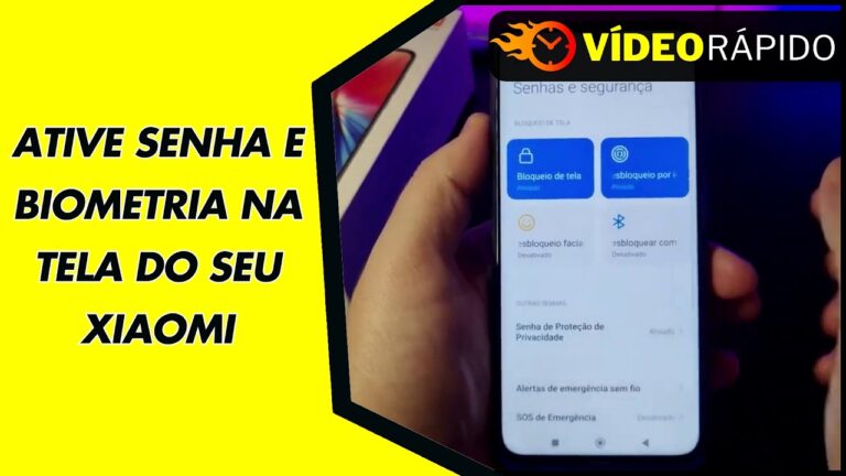 ATIVE SENHA E BIOMETRIA NA TELA DO SEU XIAOMI