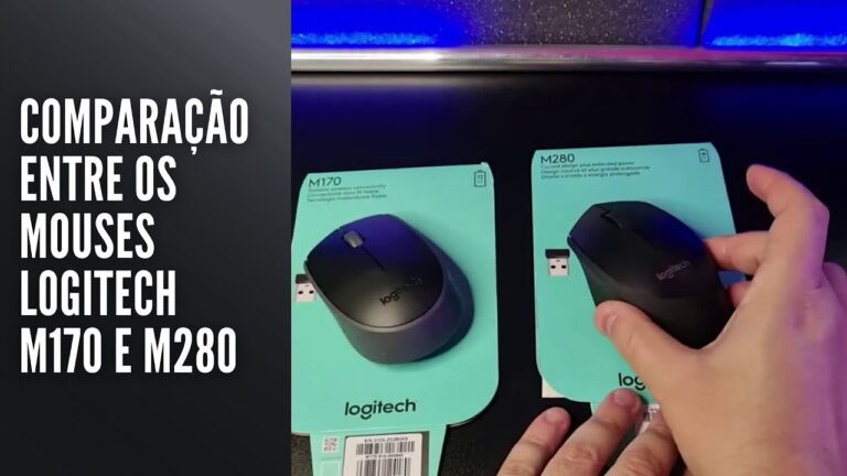 Comparação entre os mouses Logitech M170 e M280