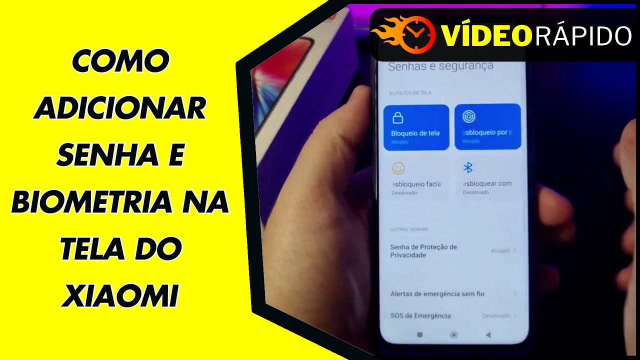 COMO ADICIONAR SENHA E BIOMETRIA NA TELA DO XIAOMI COMO ADICIONAR SENHA E BIOMETRIA NA TELA DO XIAOMI