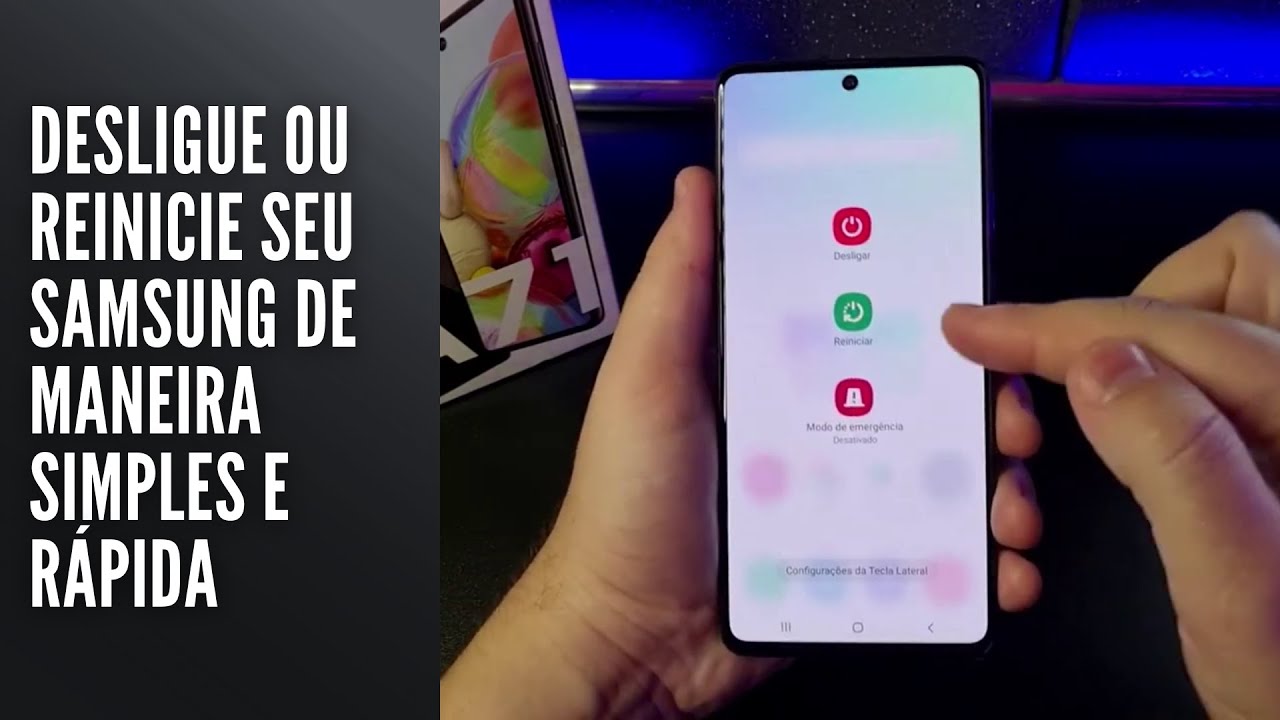 Desligue ou reinicie seu Samsung de maneira simples e rápida