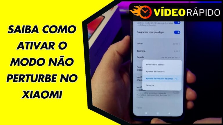 SAIBA COMO ATIVAR O MODO NÃO PERTURBE NO XIAOMI