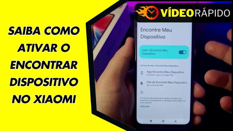 SAIBA COMO ATIVAR O ENCONTRAR DISPOSITIVO NO XIAOMI