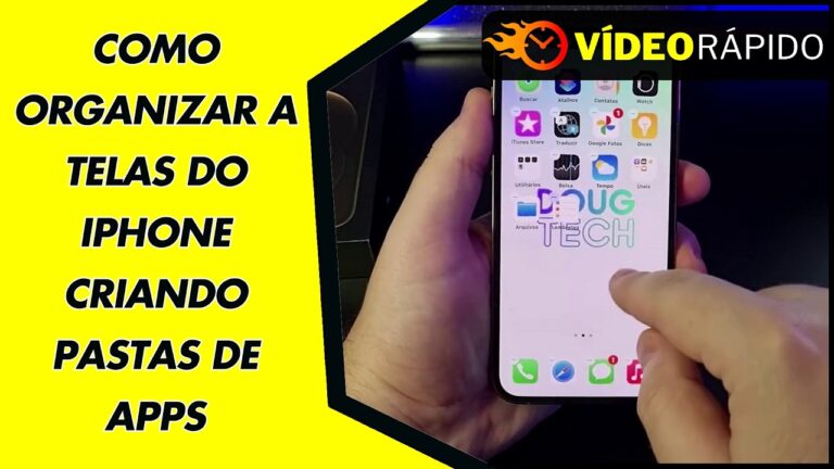 COMO ORGANIZAR A TELAS DO IPHONE CRIANDO PASTAS DE APPS