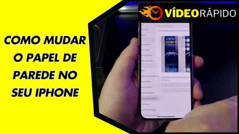 COMO MUDAR O PAPEL DE PAREDE NO SEU IPHONE
