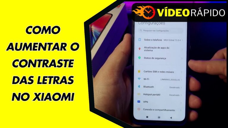 COMO AUMENTAR O CONTRASTE DAS LETRAS NO XIAOMI