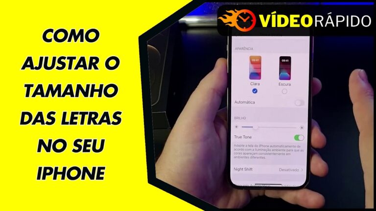 COMO AJUSTAR O TAMANHO DAS LETRAS NO SEU IPHONE