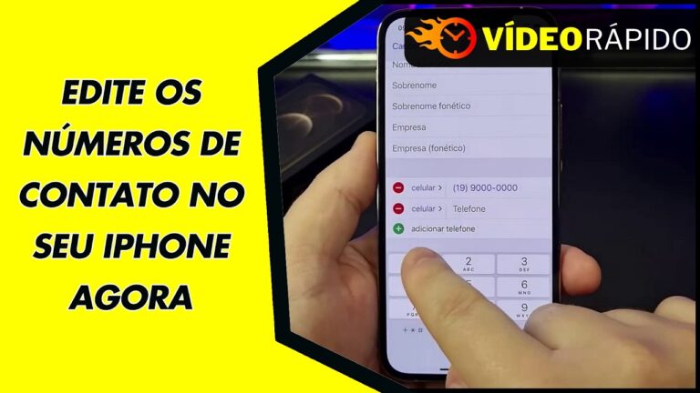 EDITE OS NÚMEROS DE CONTATO NO SEU IPHONE AGORA