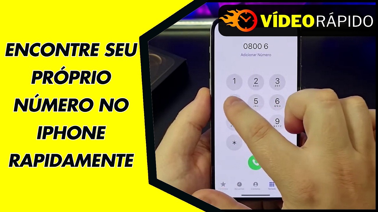 ENCONTRE SEU PRÓPRIO NÚMERO NO IPHONE RAPIDAMENTE