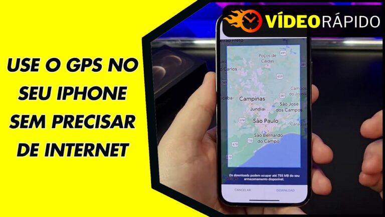 USE O GPS NO SEU IPHONE SEM PRECISAR DE INTERNET