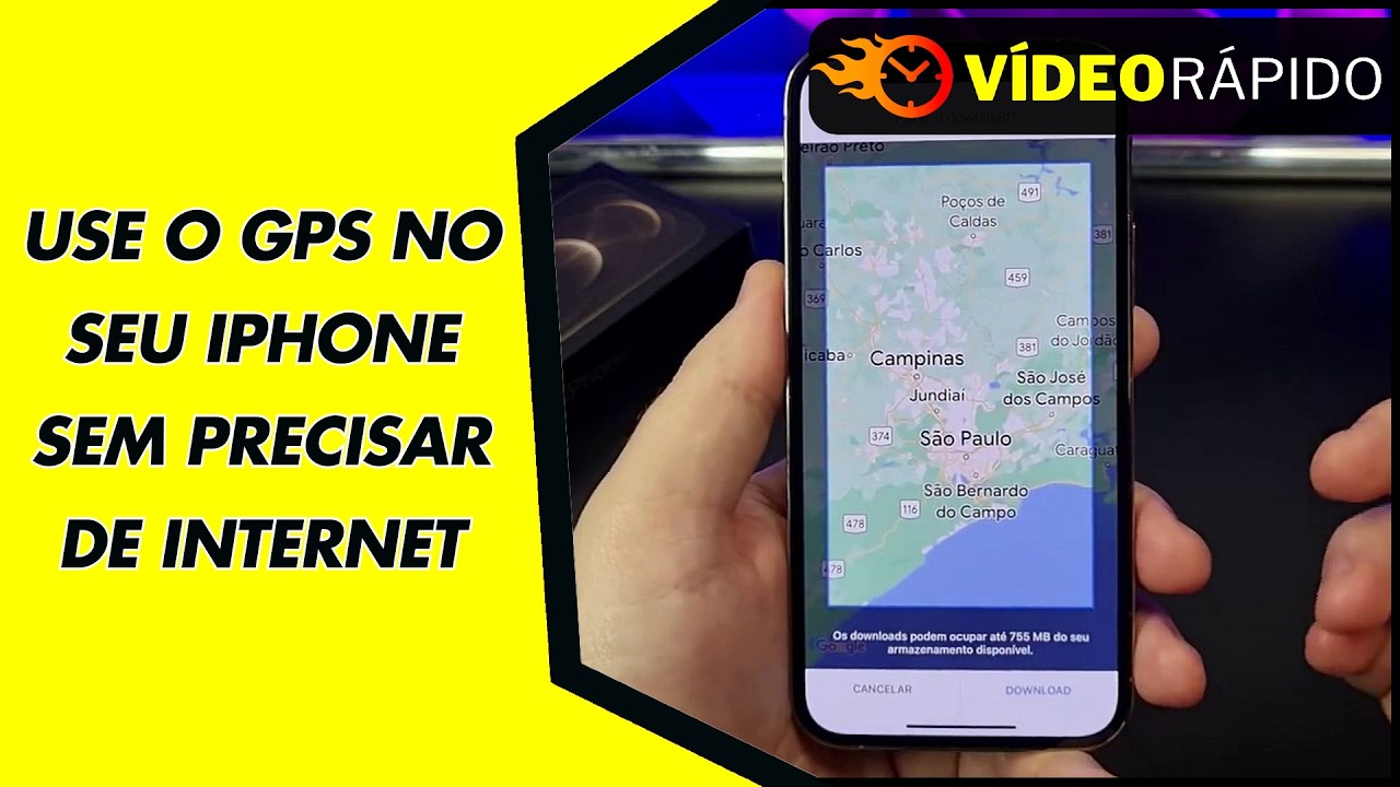 USE O GPS NO SEU IPHONE SEM PRECISAR DE INTERNET