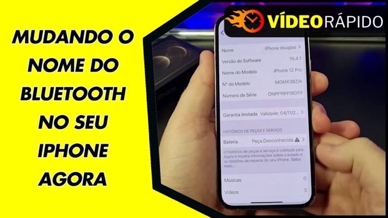 MUDANDO O NOME DO BLUETOOTH NO SEU IPHONE AGORA