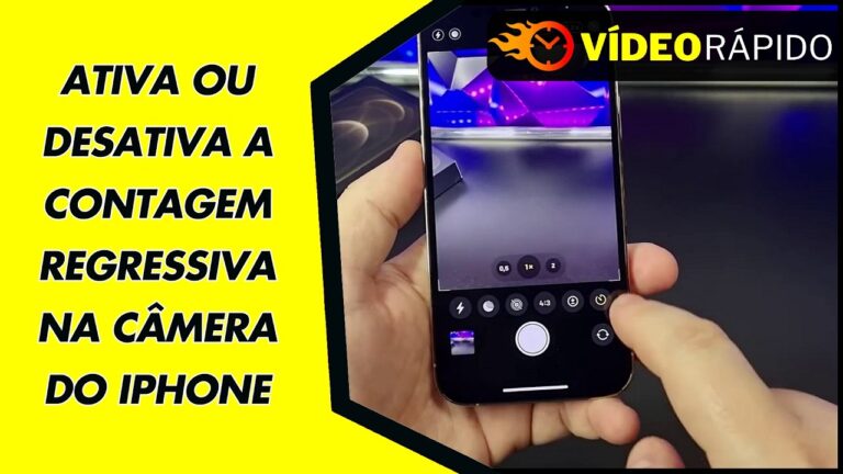 ATIVA OU DESATIVA A CONTAGEM REGRESSIVA NA CÂMERA DO IPHONE