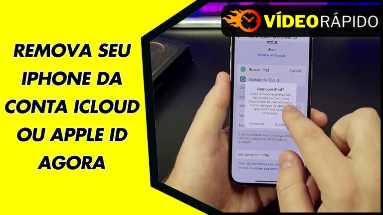 REMOVA SEU IPHONE DA CONTA ICLOUD OU APPLE ID AGORA