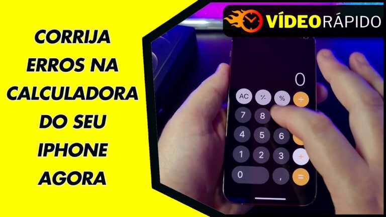 CORRIJA ERROS NA CALCULADORA DO SEU IPHONE AGORA