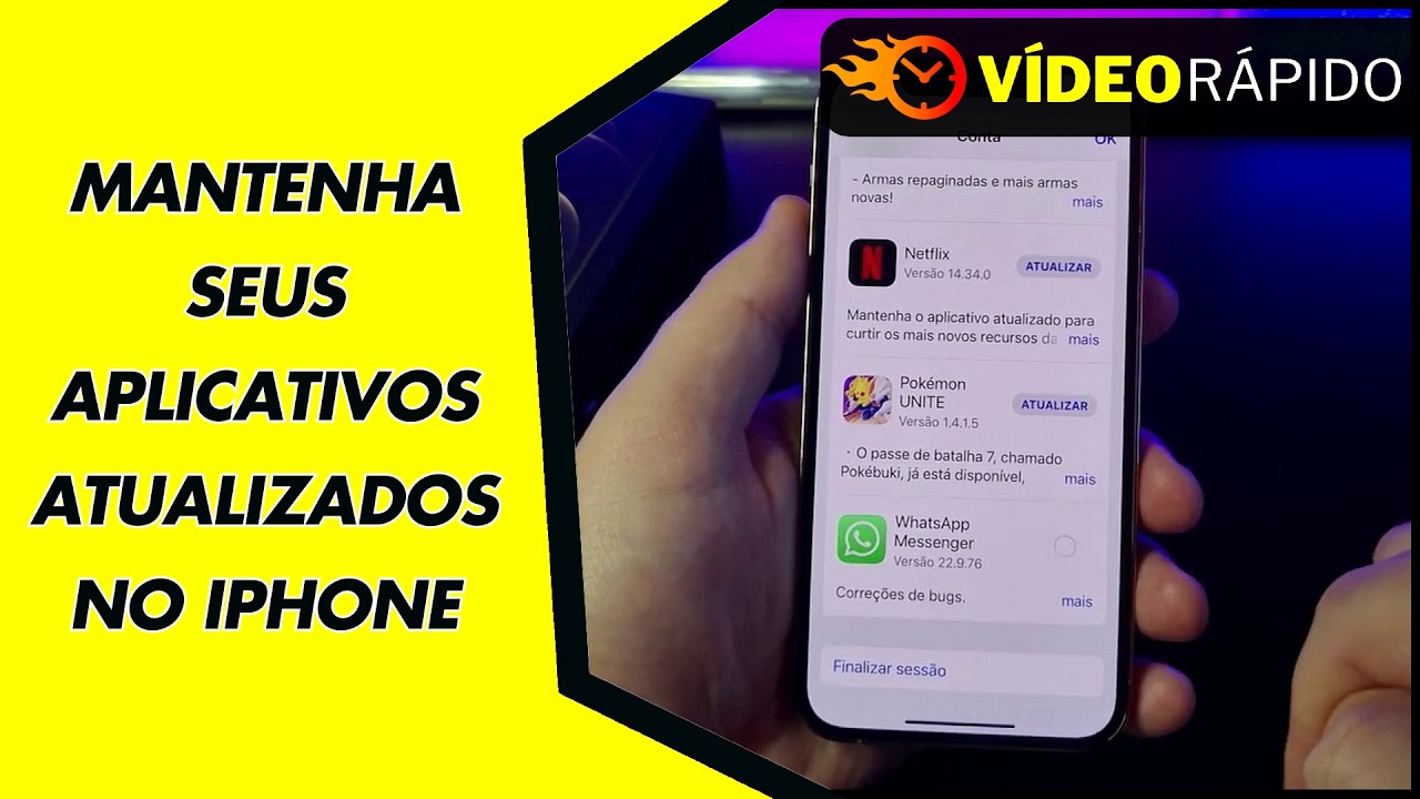 MANTENHA SEUS APLICATIVOS ATUALIZADOS NO IPHONE