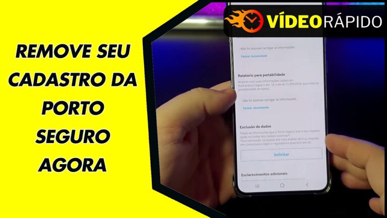 REMOVE SEU CADASTRO DA PORTO SEGURO AGORA