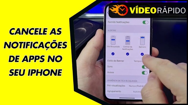 CANCELE AS NOTIFICAÇÕES DE APPS NO SEU IPHONE
