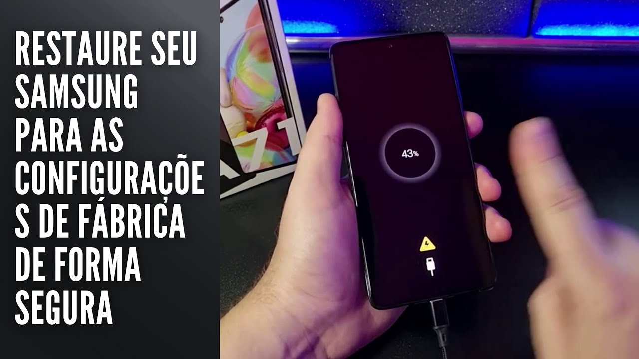 Restaure seu Samsung para as configurações de fábrica de forma segura