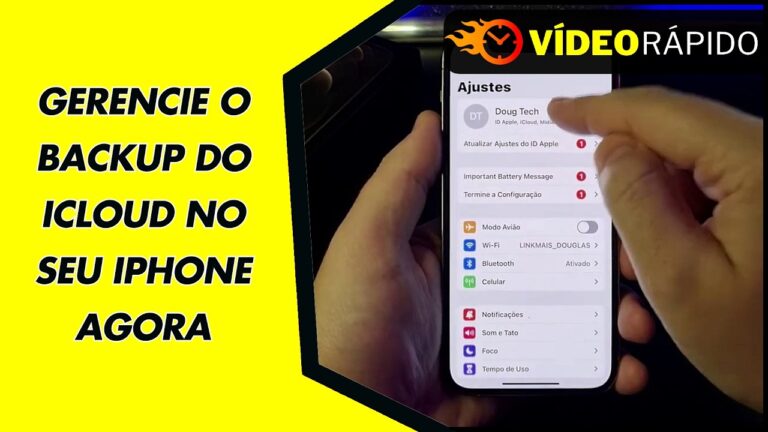 GERENCIE O BACKUP DO ICLOUD NO SEU IPHONE AGORA