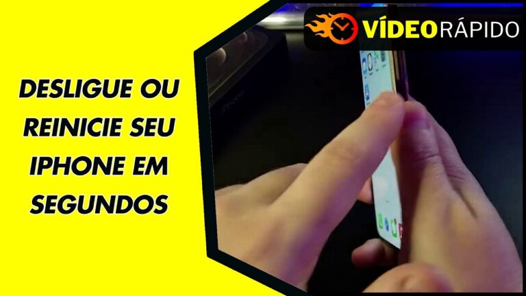 DESLIGUE OU REINICIE SEU IPHONE EM SEGUNDOS