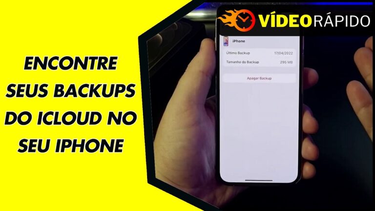 ENCONTRE SEUS BACKUPS DO ICLOUD NO SEU IPHONE